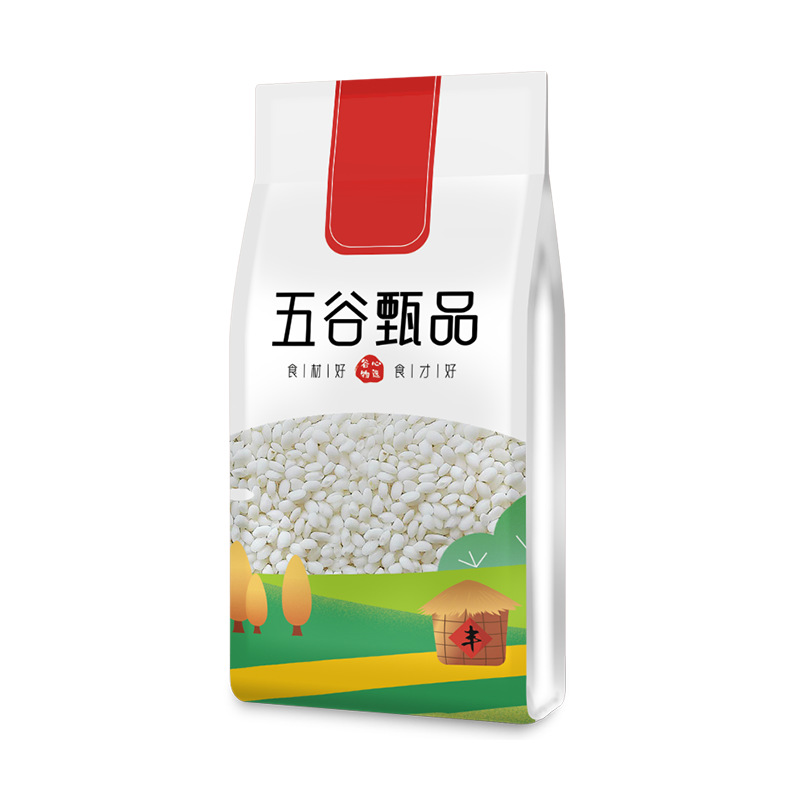 Customized Glutinous Rice 250g Vacuum Packaging New Rice Round Glutinous Rice Grains Glutinous Rice Oem Oem Processing