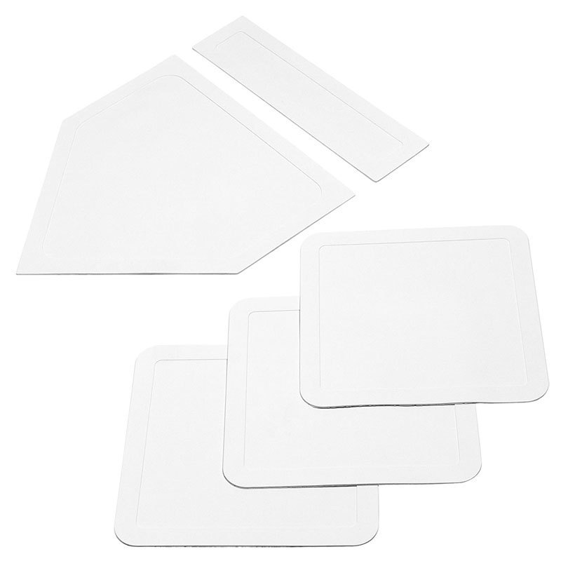 Baseball Softball Board 5-piece rubber waterproof softball bag thickened wear-resistant pitcher home plate baseball court utensils