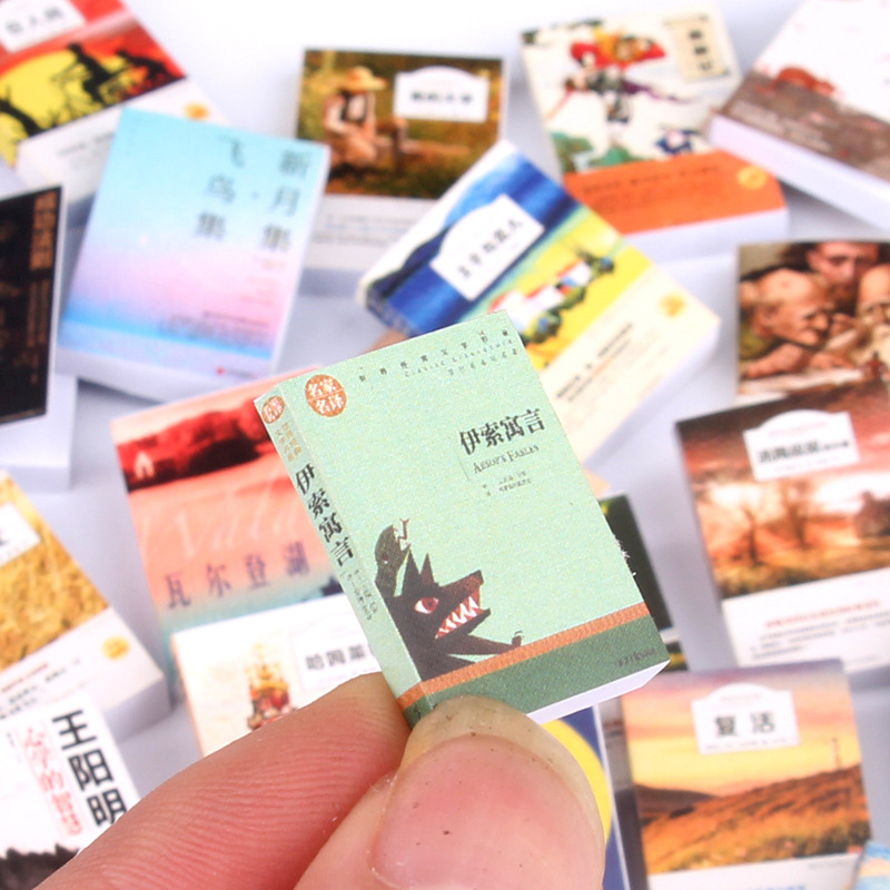 Моделируемая стерео миниатюра классической комикс-книги DIY для кукольного домика, учебные сцены, украшения, канцелярские книги