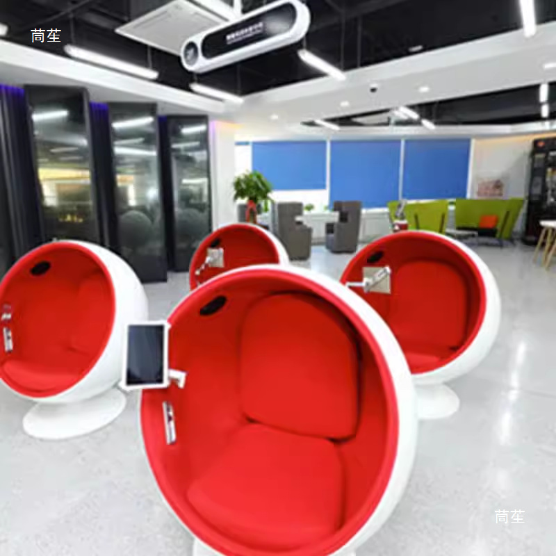 Silent Warehouse Eggshell Chair Library Audiobook Space Audio-Visual Cabin Reading Leisure Experience Cabin Audio-Visual Warehouse