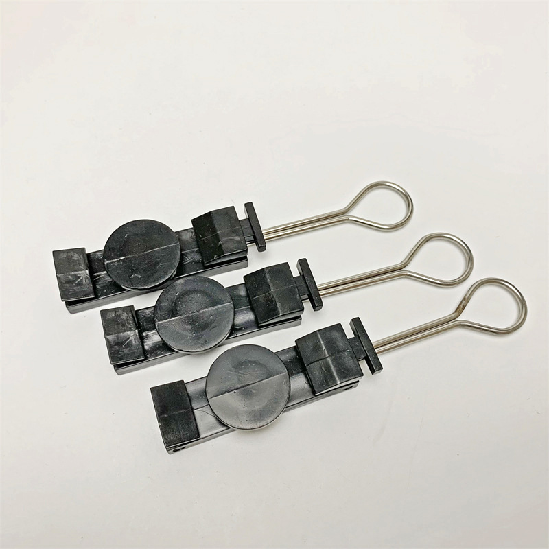 Fixed Hardware Anchor Wire Clamp Plastic Fastener Ftth Fiber Optic Broadband Accessory S-Type Fixing Piece Connector