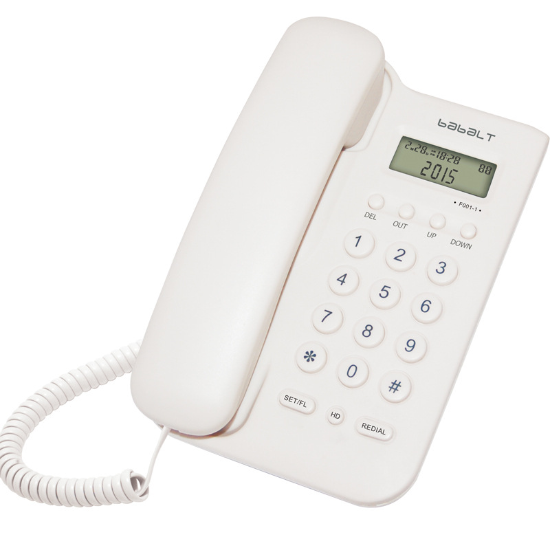 Shenzhen Telephone Wholesale Home Office Landline Hotel Fixed Caller Id Phone Battery-Free