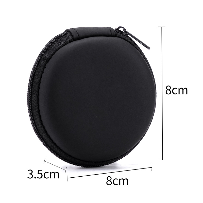 RoUnd EVA Bag BlUetooth Headphone Bag Data Cable Cosmetics Bag U Disk Zipper Bag 3c Digital ProdUct Packaging Box