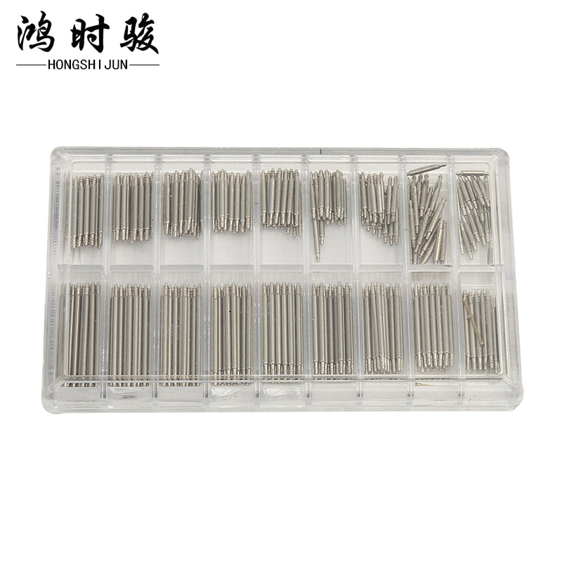 Watch accessories fixed shaft table Bolt 360 Table ear needle spring needle box 144 raw ear 8-25mm