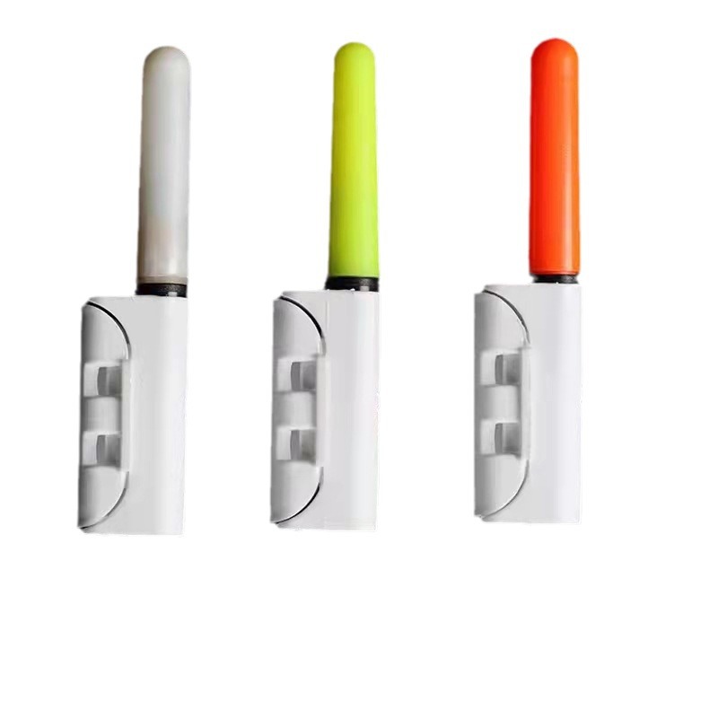 New Night Fishing Electronic Rod Slightly Light Bite Hook Color Changing Raft Rod Sea Rod Slightly Light Fluorescent Luminous Rod Fishing Gear Alarm