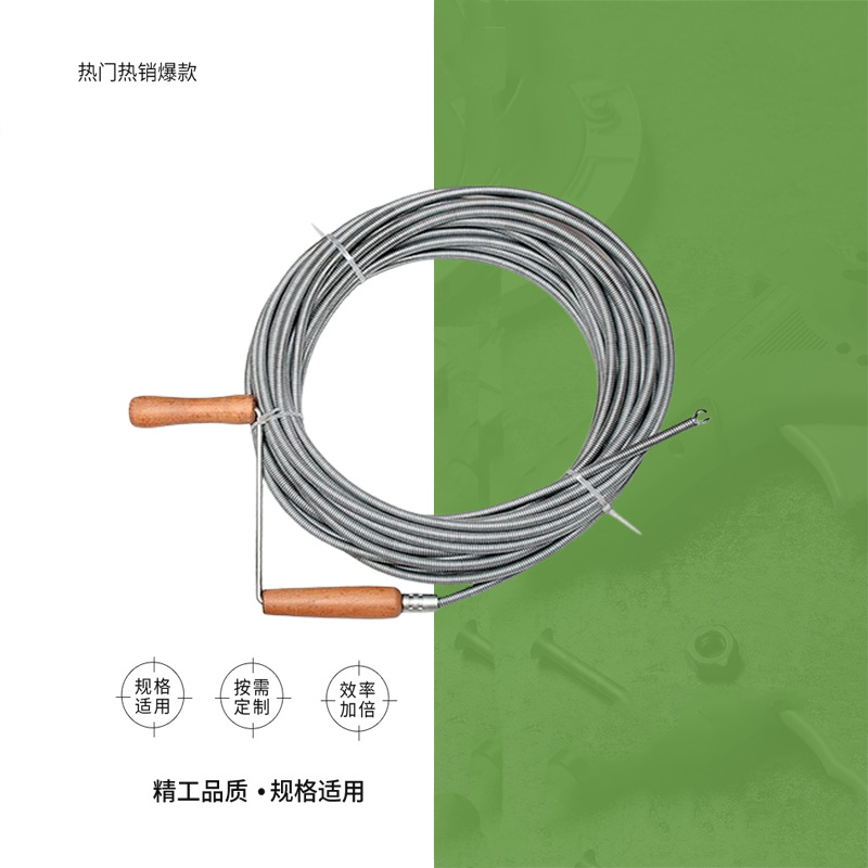 IMPA 615201 615203 проволочный змей для очистки водопроводных труб, пружина из гибкой спирали