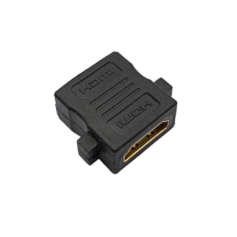 Версия 2.0 4K HDMI, женский к женскому, прямой адаптер с ушками, 180 градусов, подходит для HDMI панели с винтовыми отверстиями