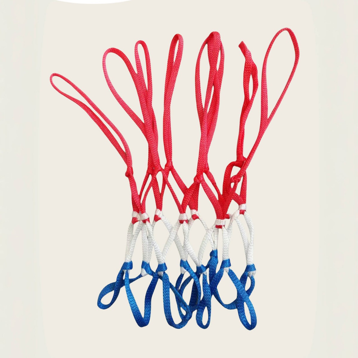 Чисто вязаная мини-сетка для детей трехцветная, синяя, для использования в помещении и на улице, оптом