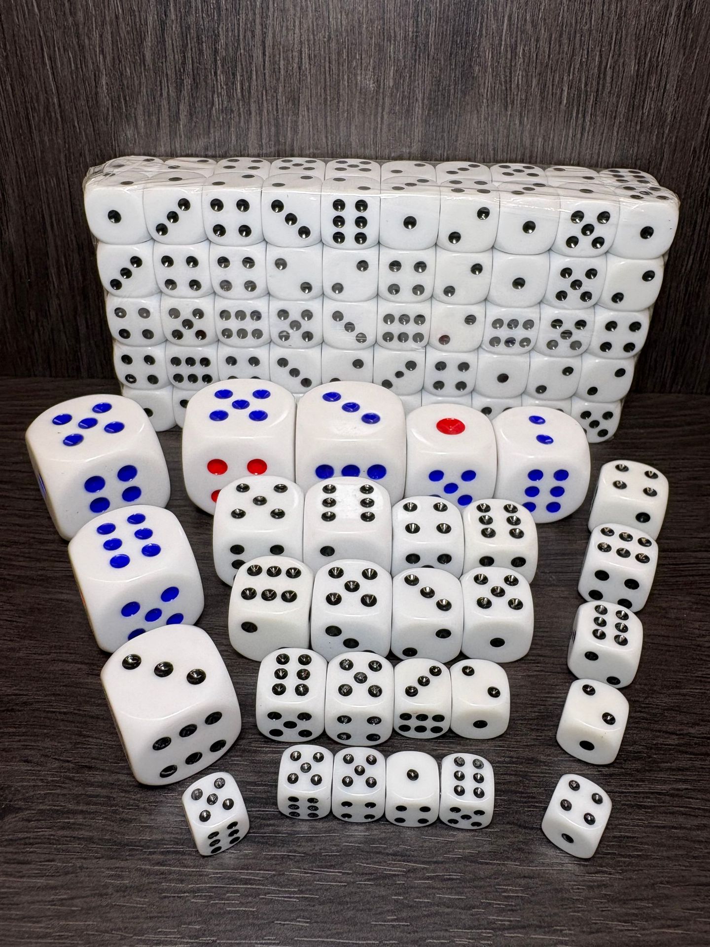 Rounded White 10Mm12Mm14Mm16Mm18Mm20Mm22Mm25Mm30Mm Acrylic Dice