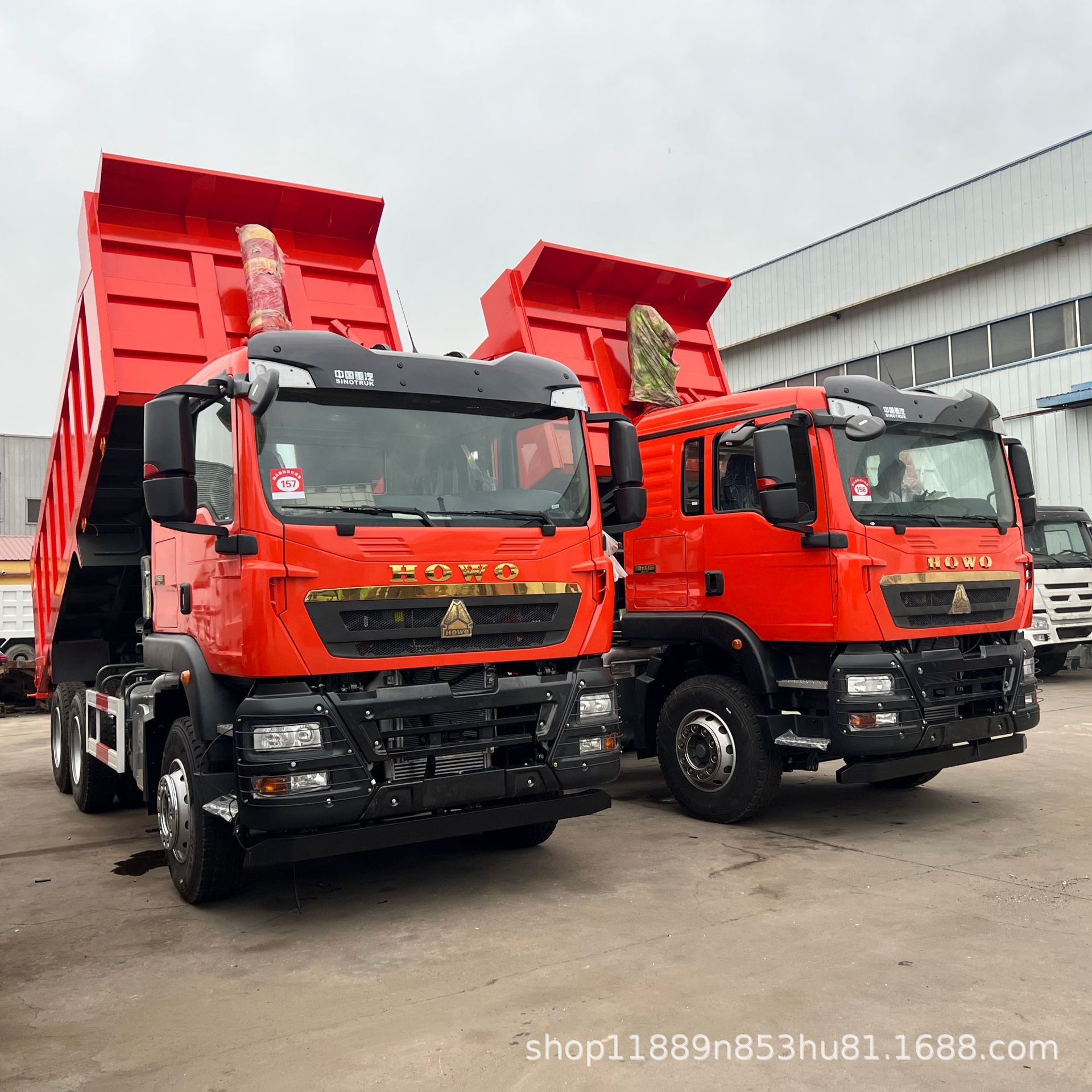 Export Heavy-Duty Howo 400 Horsepower Dump Truck, Howo Tx Brand New Dump Truck, Used Dump Truck, Stock Vehicle