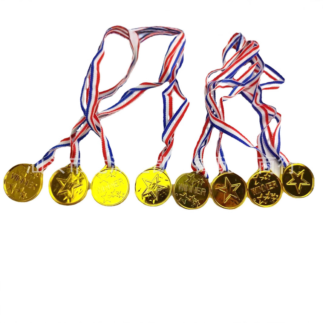 Children's Medal Sports Competition Gift Toys Cross-border Special Operated Medal Plated Medal