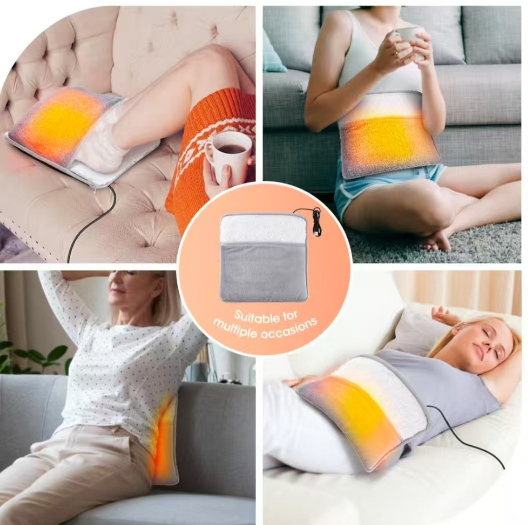 Cross-border Hot Selling USB Temperature Adjustable Electric Heating Shoes Electric Heating Shoes Foot Warmer Artifact Heating Slippers Home Office Electric Heating Shoes