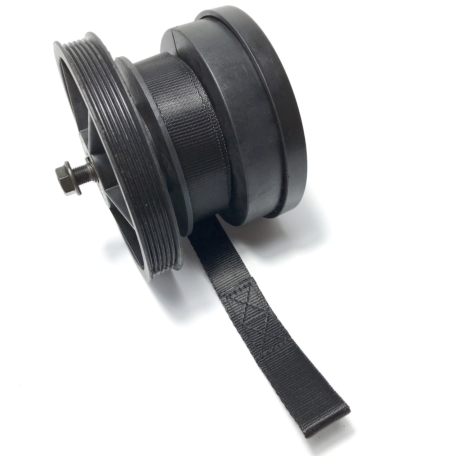 Rowing machine resistance system pull-back device spring stack group magnetic control rowing machine webbing rebound system fitness equipment