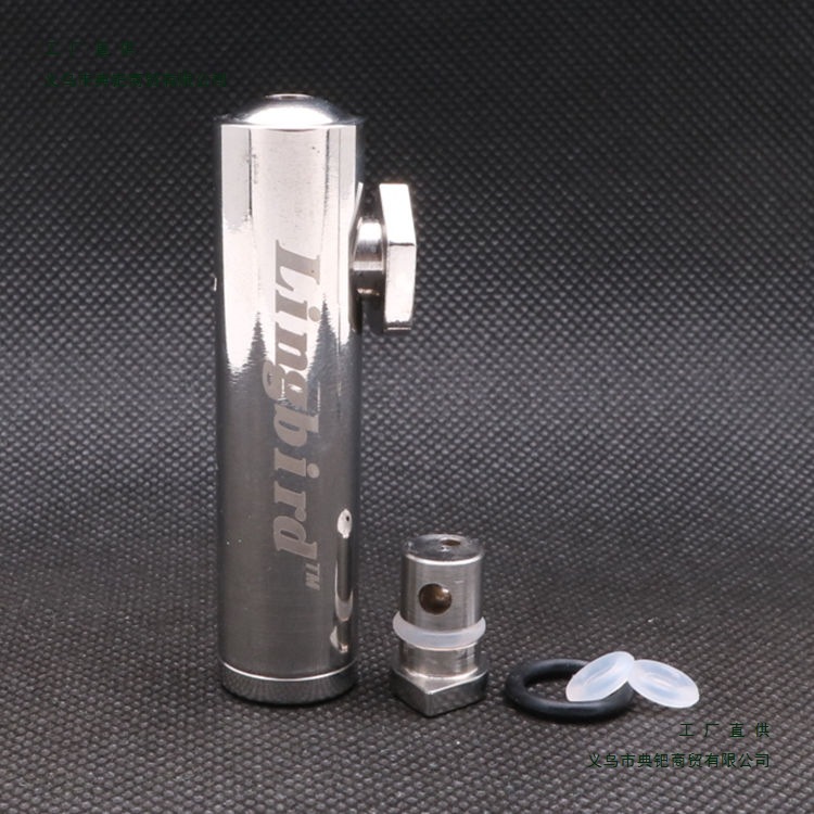 2025 Metal Snuff Bullet Snuff Bottle with Optional Smoke Output, No Burrs, Anti-Side Leakage, Embedded Design to Prevent Falling Off
