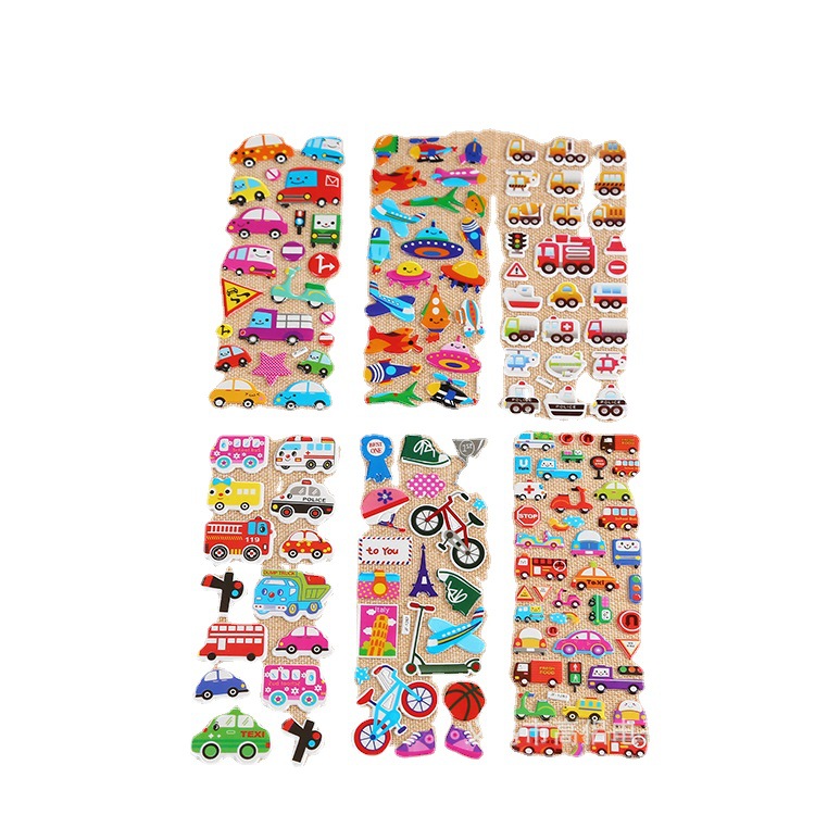 Reward Stickers 3D Bubble Stickers Cartoon Stickers Kidsren Stickers Toddler Stickers Pvc Stickers Baby Reward Stickers