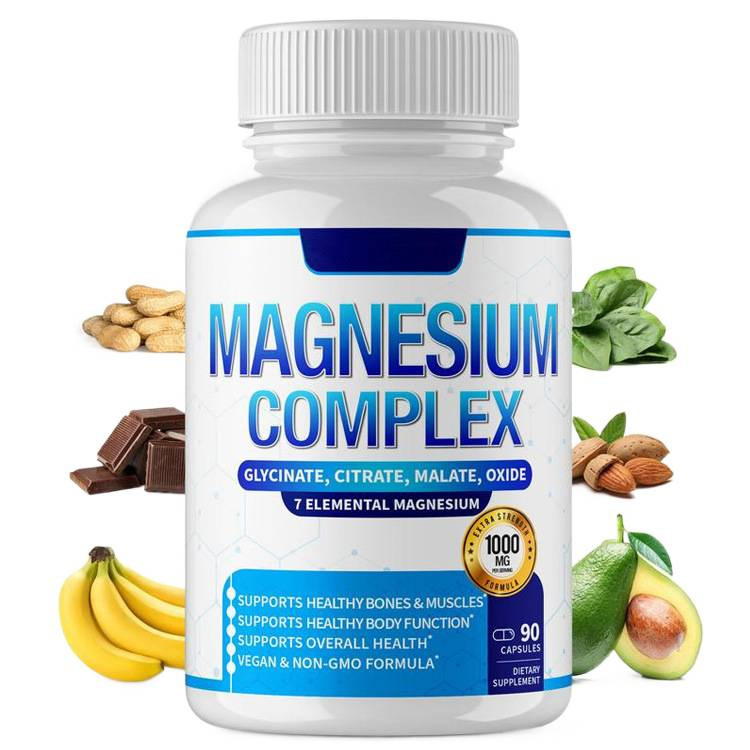 Spot Cross-Border Hot-Selling Magnesium Glycinate Complex Capsules Magnesium Complex Capsules