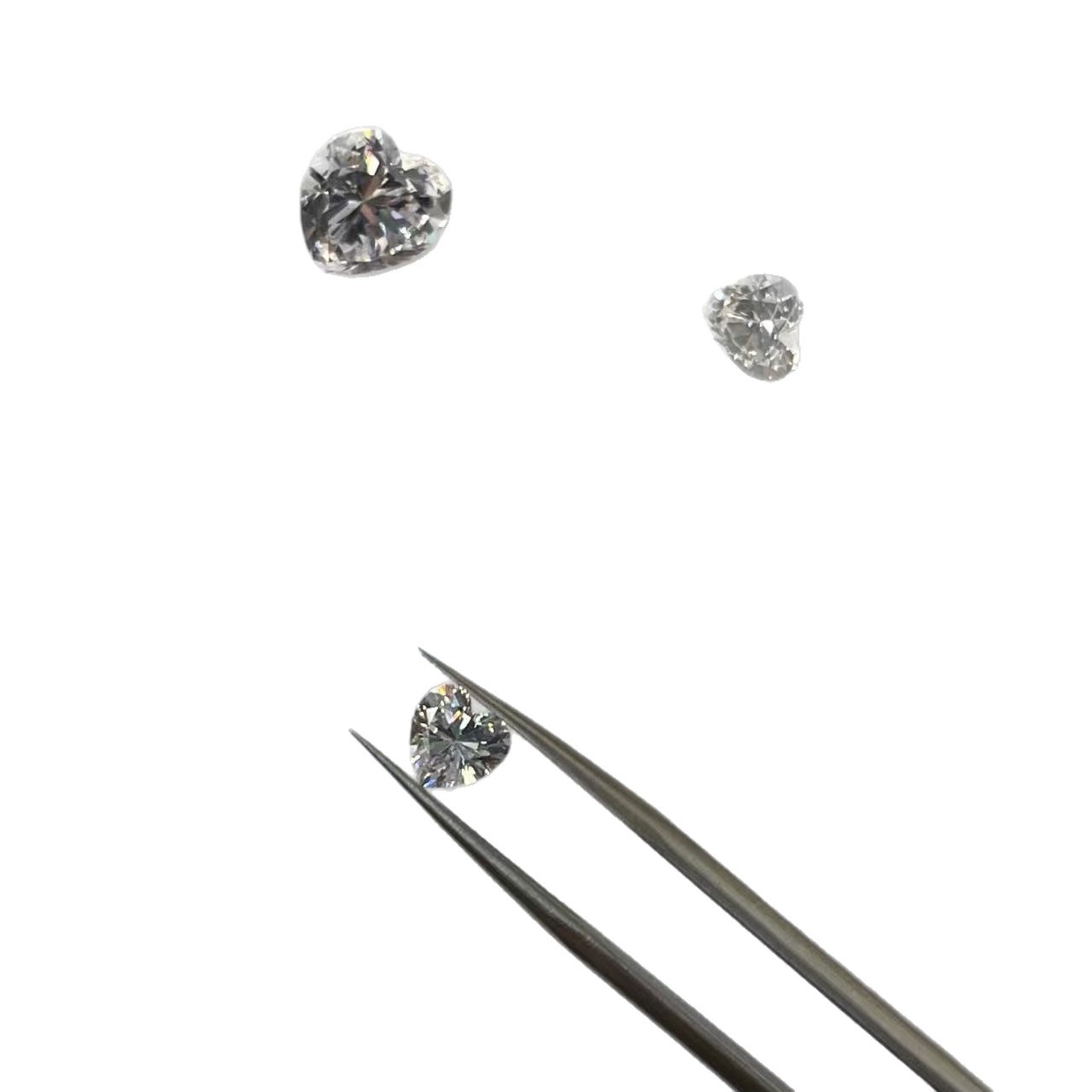 Rose-Cut Wuzhou Synthetic Gemstone Loose Stone Manufacturer Direct Sales Jewelry Can Be Set with DIY Accessories for Nail Art