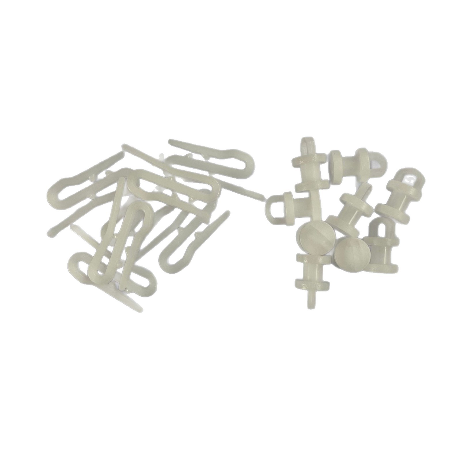 Manufacturer Produces Slide Bus Curtain Pulley Buckle Hanging Buckle Plastic Simple Hook Accessories Passenger Bus Slide Bead Buckle Ring