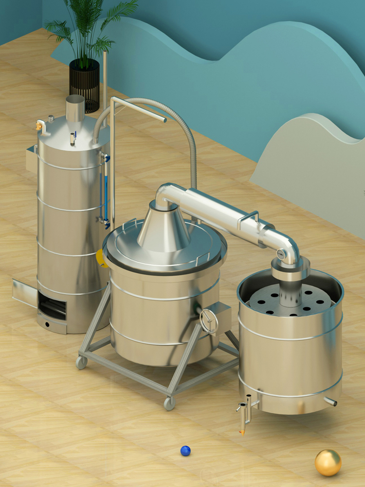 Free Shipping Xinsunhao Large Liquor Brewing Equipment Commercial Soju Distiller Distillery Small Winery 304 Stainless Steel Steaming