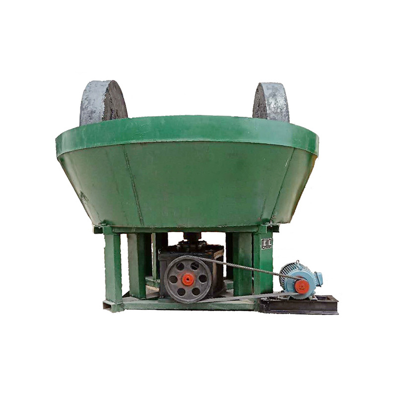 Selected Gold Mining Copper Mining Mining Hydro Mining Equipment Double Wheeled Wet Grinder Large Double Roller Wet Gold Grinder