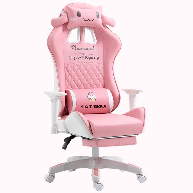 E-sports Chair Anchor Chair High Color Value Cartoon Learning Chair Internet Popular Cute Comfortable Computer Chair gaming cahir