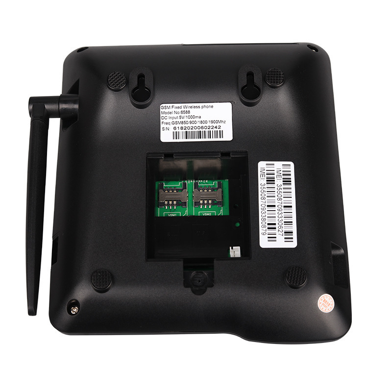 Foreign Trade Specializes in Gsm Fixed Landline Wireless 2g Telephone Hotel Landline That Supports Multiple Languages, Single/Dual Cards