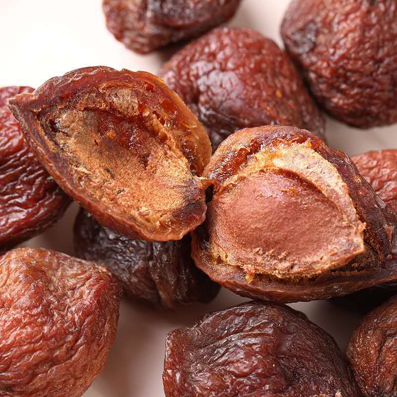 Xinjiang big ugly Apricot Dried tree hanging dry natural drying big black dried apricot sugar-free dried apricot 500g bagged dried fruit