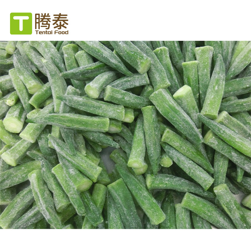 Large Batch of Spot Factory Direct Supply Kariba Quick-Frozen Okra Frozen Okra Strips