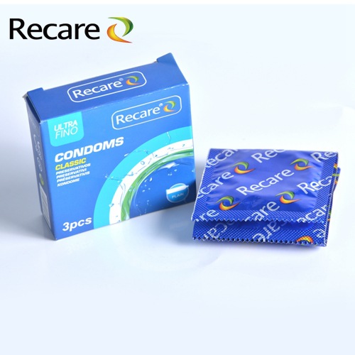 Classic Dotted Ribbed Condom with Graphic Dotted Ribbed Condom