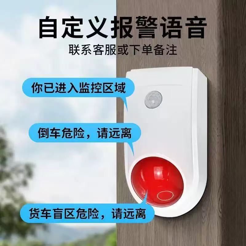 Solar Wireless Infrared Voice Alarm,