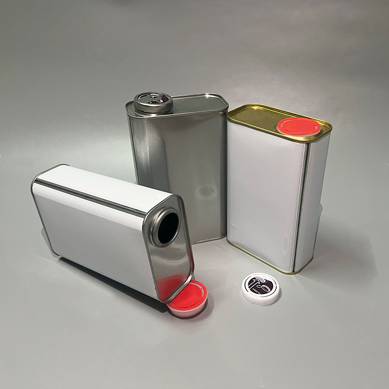 in stock 1 L2L3L4L5-liter tinplate cans iron bucket paint oil bucket thinner chemical packaging square cans
