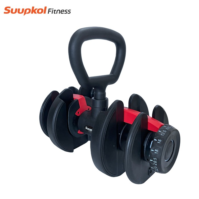 Fengqian patent dumbbell converter barbell Rod kettle bell handle curved bar home fitness equipment cross-border