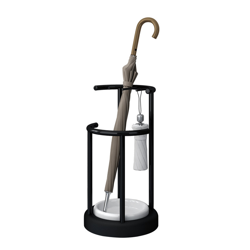 Nordic Iron Umbrella Stand Home Creative Storage Umbrella Bucket Hotel Lobby Door Umbrella Rack Manufacturer Wholesale
