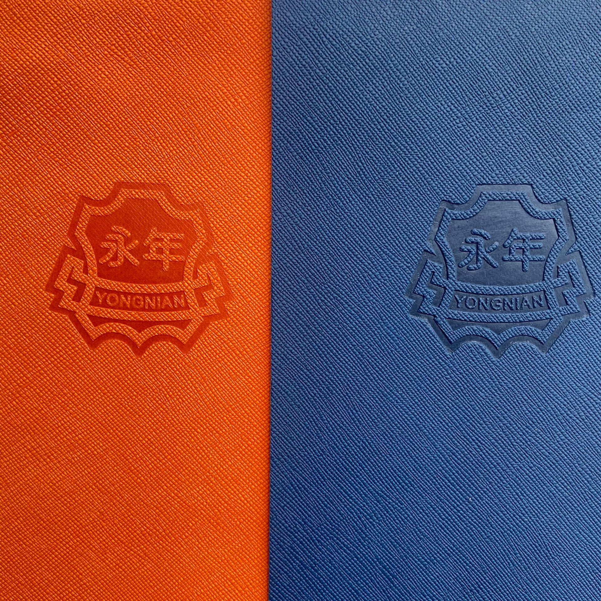 Pressed cross pattern spot wholesale notebook photo album recipe cover packaging Pressed matte small cross pattern PU leather