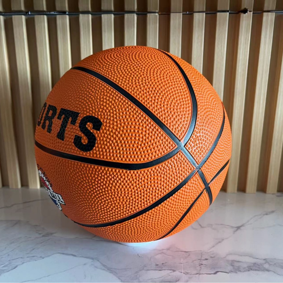 Children's No. 3457 Basketball Rubber Wear-Resistant Leather Ball Pu Kindergarten Primary and Secondary School Students School Training Wholesale Basketball