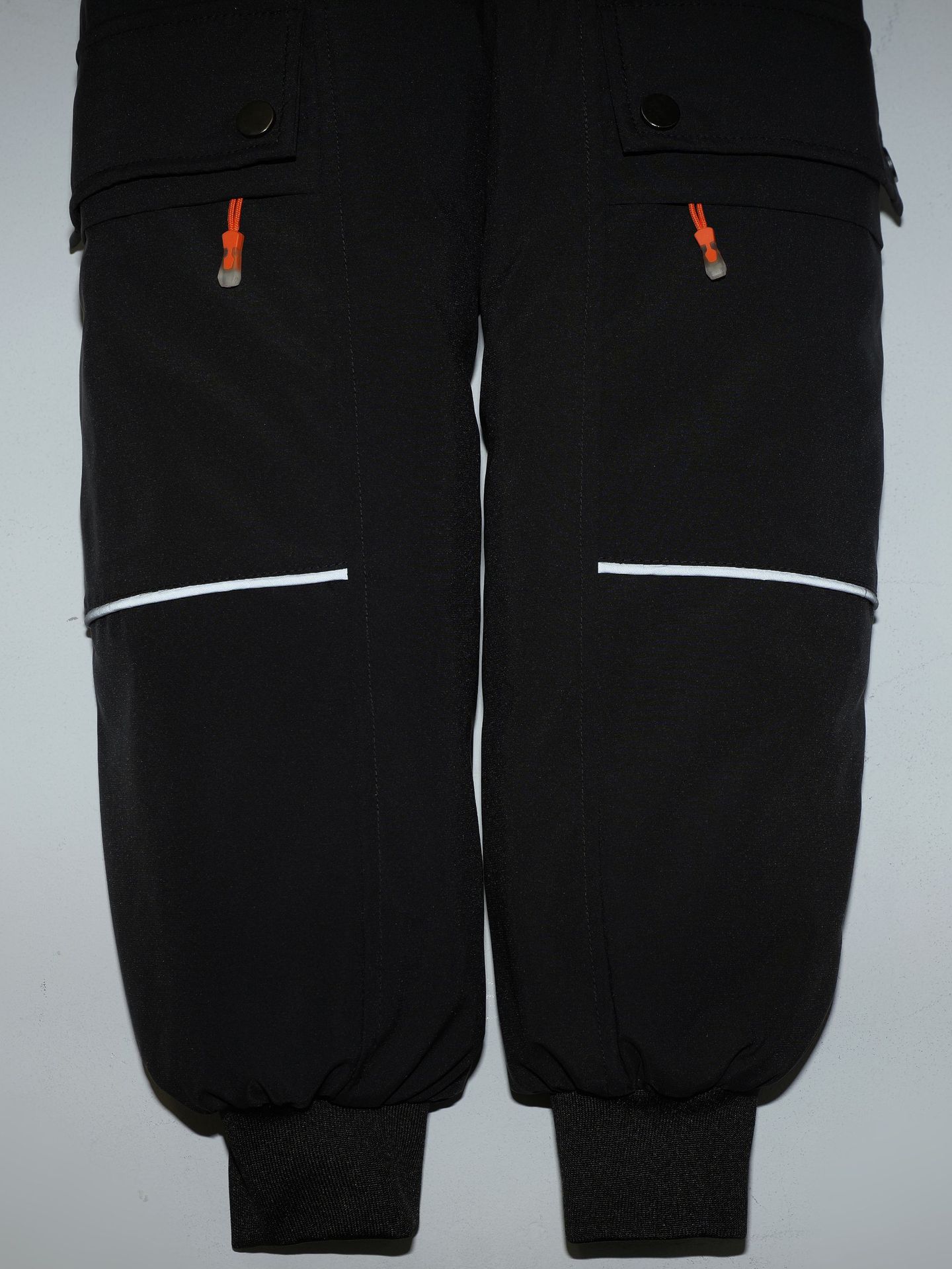 New National Standard 90 White Duck down Pure Color Zipper Workwear down Pants for Middle-Aged and Older Boys and Girls Warm and Thickeneded White Duck down