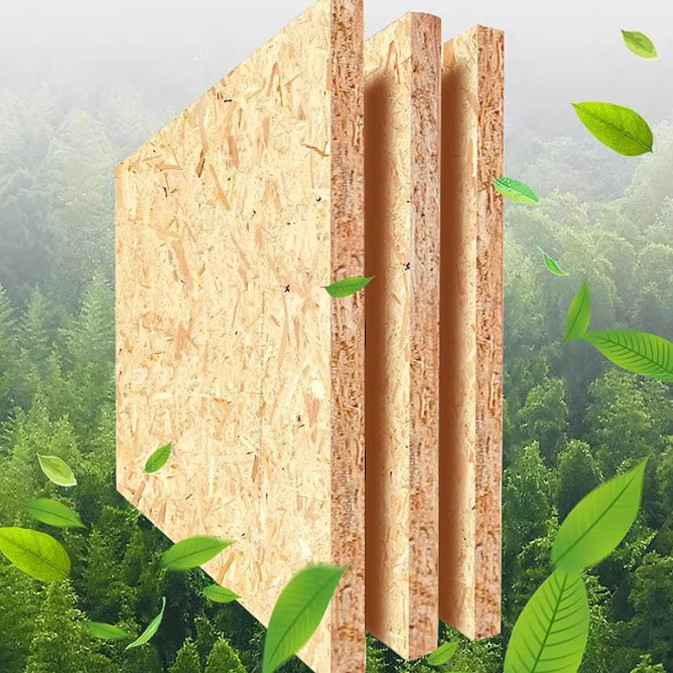 Moganshan Osb 9-18mm Osb Directional Particle Board Interior Decoration Background Wall Base Board
