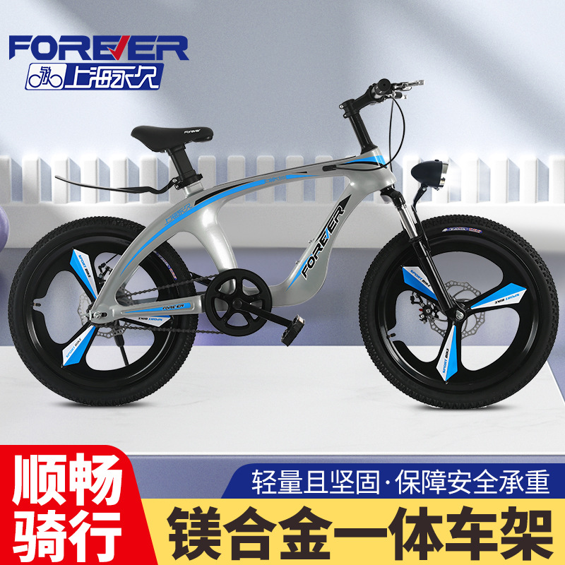 Magnesium Alloy Mountain Bike 20inch 22inch Primary School Student Bicycle Dual Disc Brake Shock Absorption Off-Road Students Only