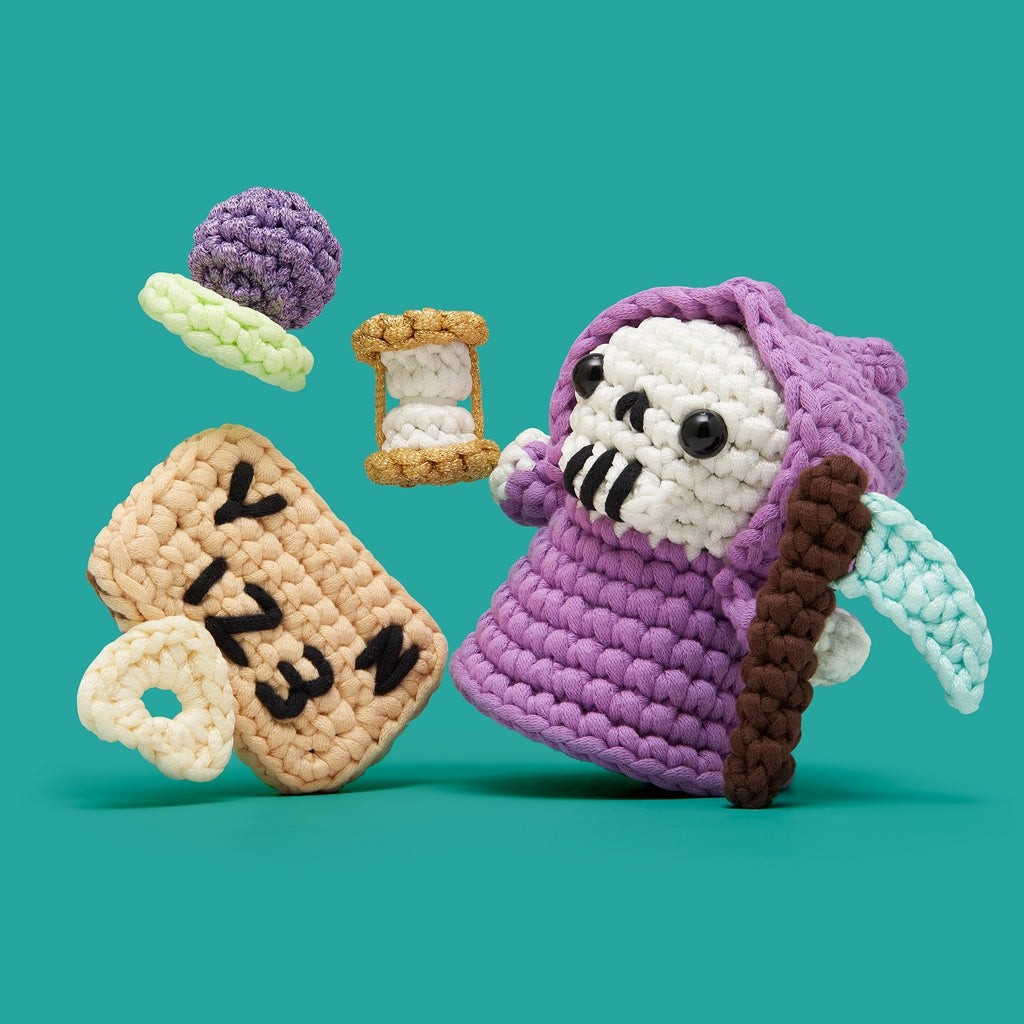 Cross-Border Hot-Selling Crochet Material Package Crochet Doll DIY Wool Ball Hand Knitting Material Package Set