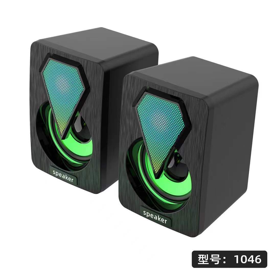 Computer wired RGB luminous speaker notebook desktop desktop speaker subwoofer notebook gift audio