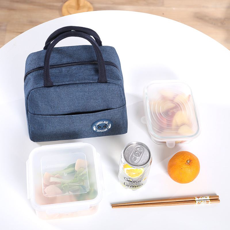 Source Factory Lunch Bag Manufacturer Direct Sales Large-Capacity Portable Aluminum Foil Thickened Insulated Lunch Box Bag Cross-Border Hot Sale