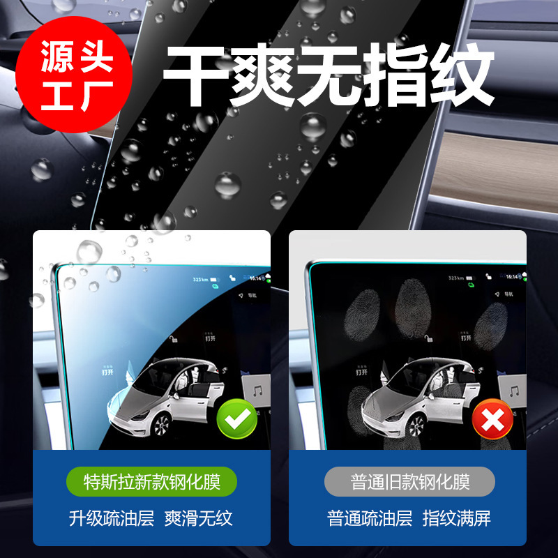Suitable for Tesla Tesla 2025 Modelly Huanxin Tempered Film Model3/X Car Navigation Film