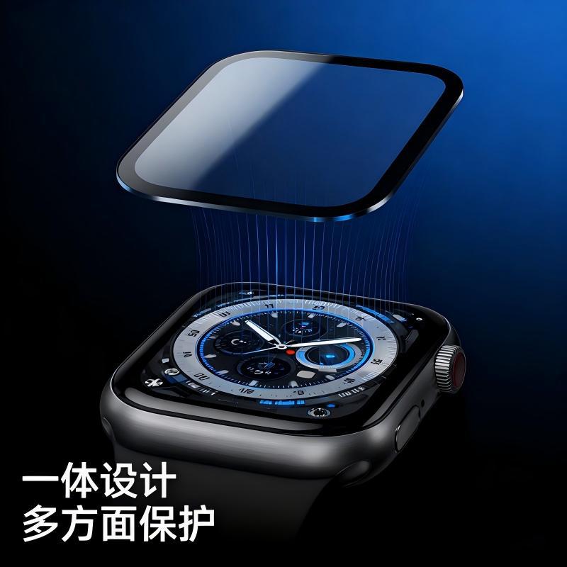 Applewatchs S10 40mm Black High-Definition High-Transparency Anti-Fall, Explosion-Proof and Scratch-Proof Watch Film Protective Film