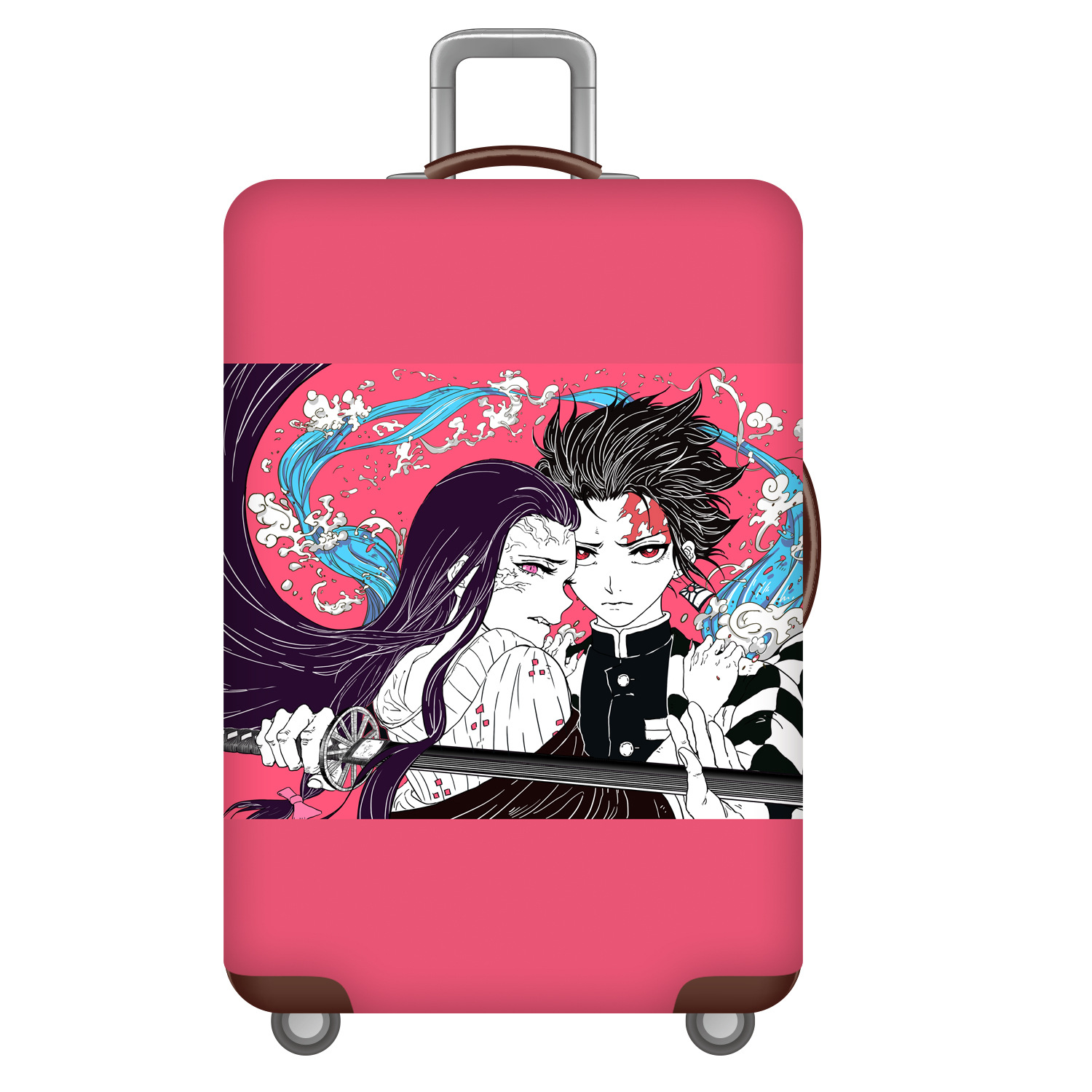 Luggage case protective sleeve luggage case travel dustproof elastic cover bag 18/20/24/28/30 inch thick wear-resistant