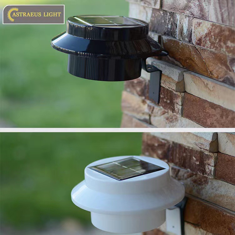 Amazon solar fence light courtyard outdoor landscape light 3led lighting wall light fence light sink light cross border