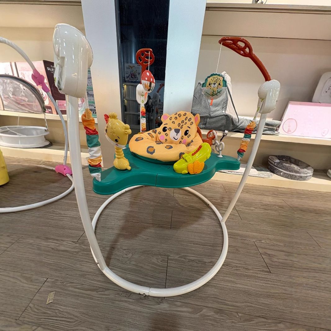 Baby Rocking Chair Multifunctional Vibrating Toy Cross-Border Foreign Trade Coaxing Baby with Music Foldable Baby Swing Learning Standing Chair