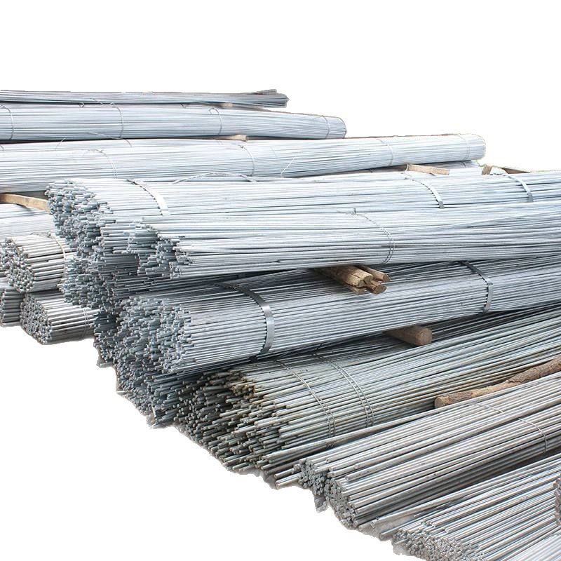Hot-Dip Galvanized Round Steel Cold-Dip Galvanized Solid Grounding Lightning Avoidance Needle Straight Iron Rod 10/12/14/16/18 Structural Steel