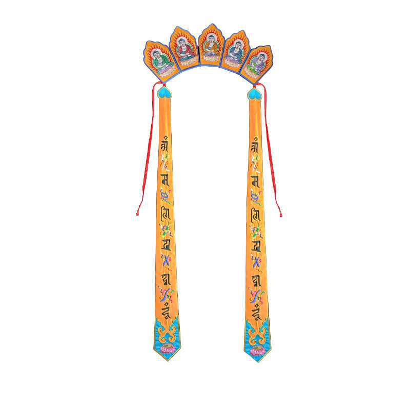 Monk's Clothing, Tang Monk's Hat, Monk's Hat, Vairocana Hat, Five Buddhas Crown, Five Buddhas Crown