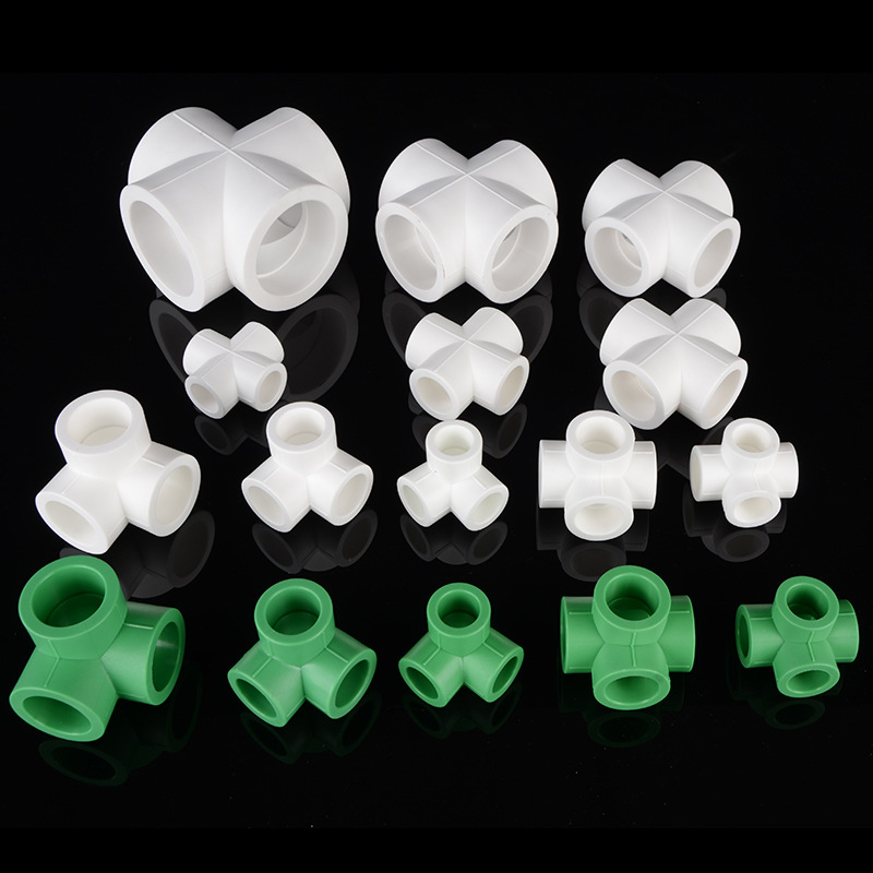 4-Point 6-Point 1-Inch Ppr Wall Corner Right-Angle Three-Way Cross Three-Dimensional Four-Way 20/25/32 Ppr Equal Diameter Joint