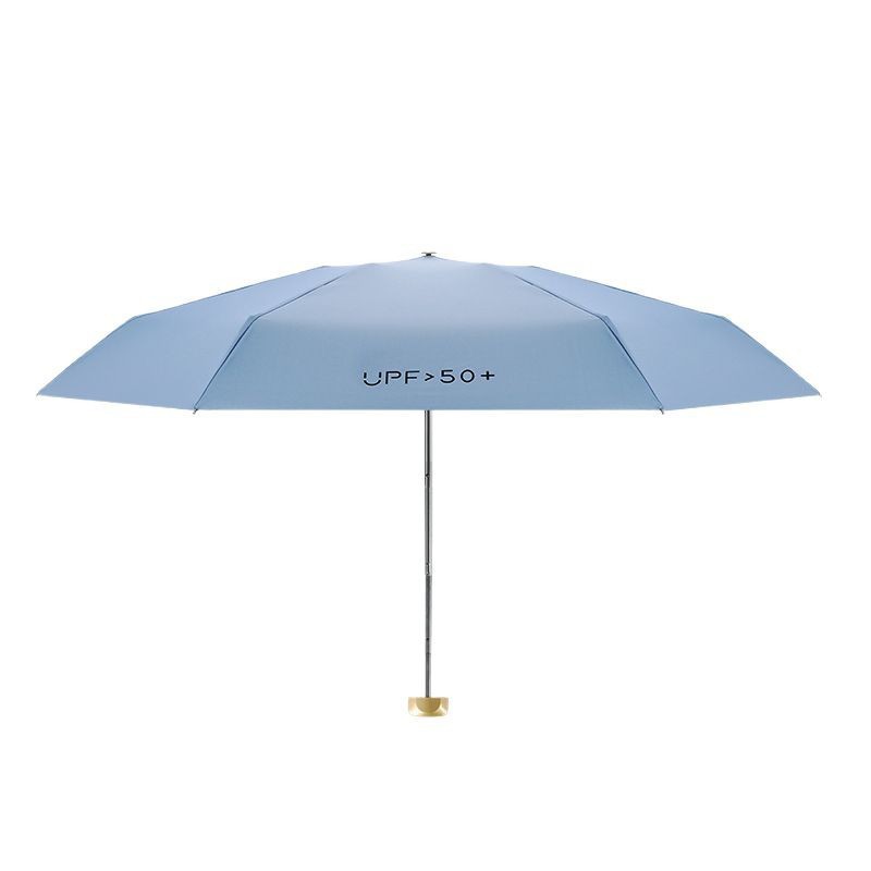 Sun Umbrella with Black Coating, Flat 50% off Umbrella Card Holder, Sun Protection Pocket Sunshade Umbrella, Compact Sun Umbrella, Card Umbrella